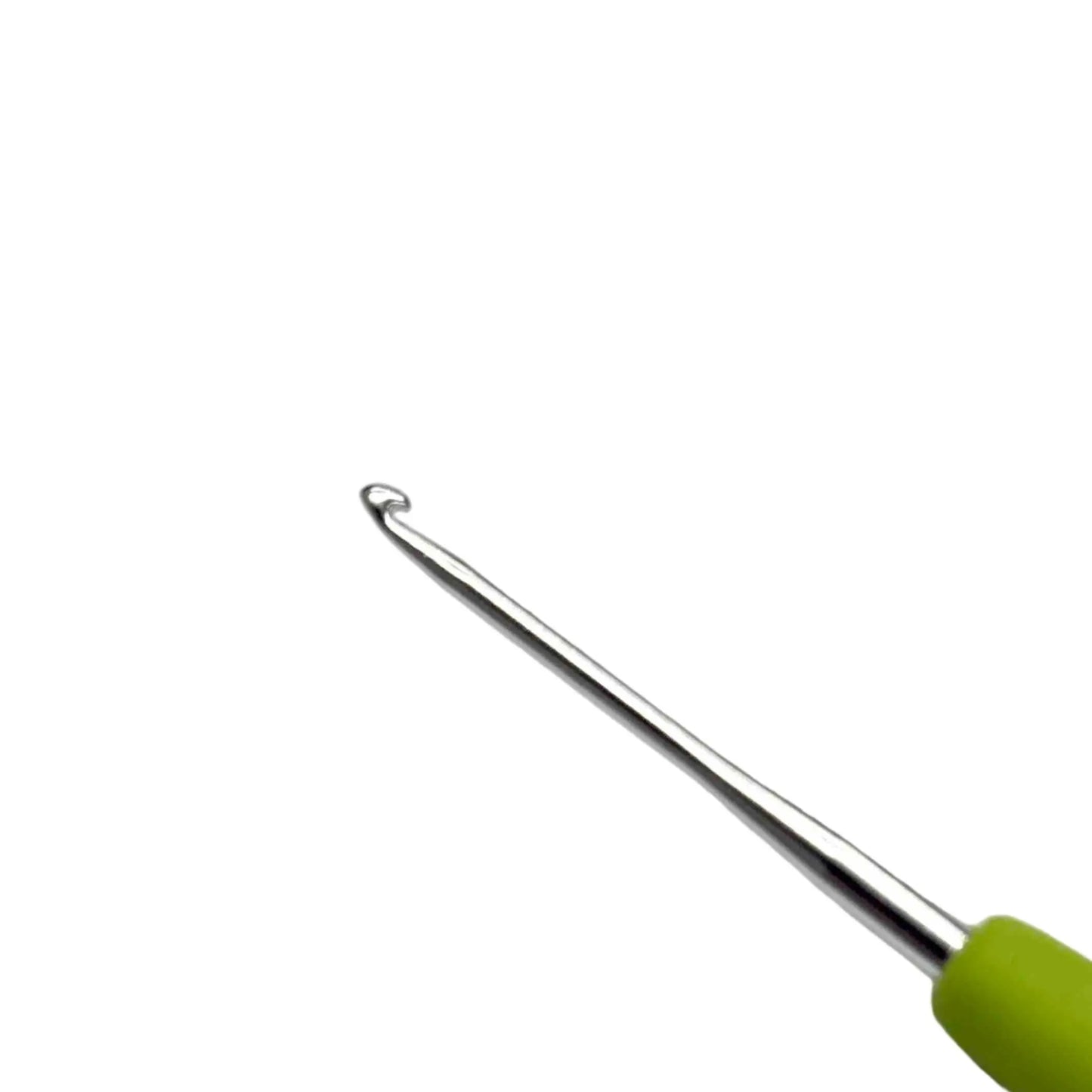 2mm Ergonomic Silicone Handle Aluminium Crochet Hook