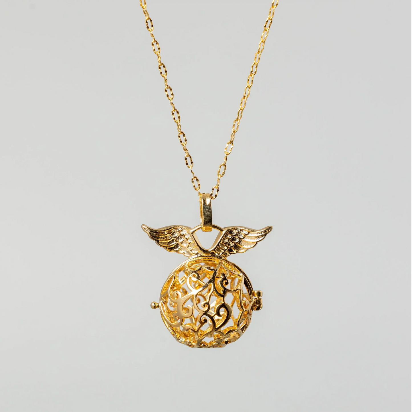 HP Winged Locket Necklace Hey Bou