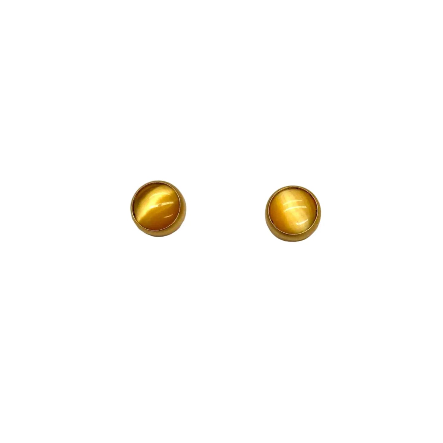 Gold Plated Yellow Stud Earrings LAST ONE!!