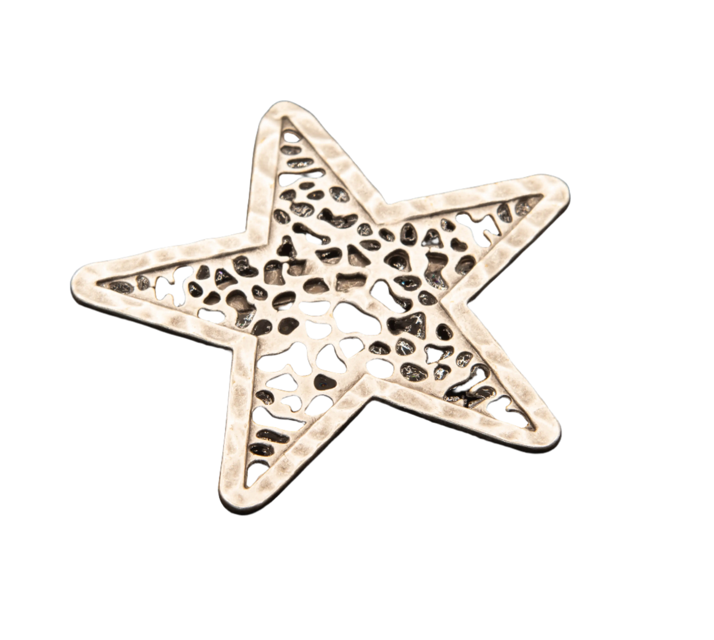 Silver Plated Star Brooch Hey Bou