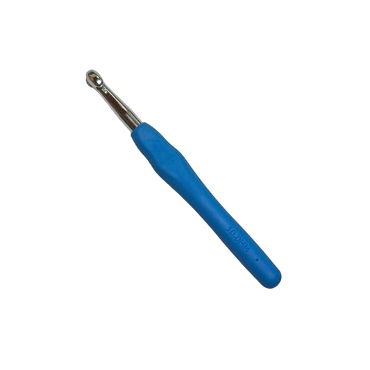 10mm Ergonomic Silicone Handle Aluminium Crochet Hook HeyBou