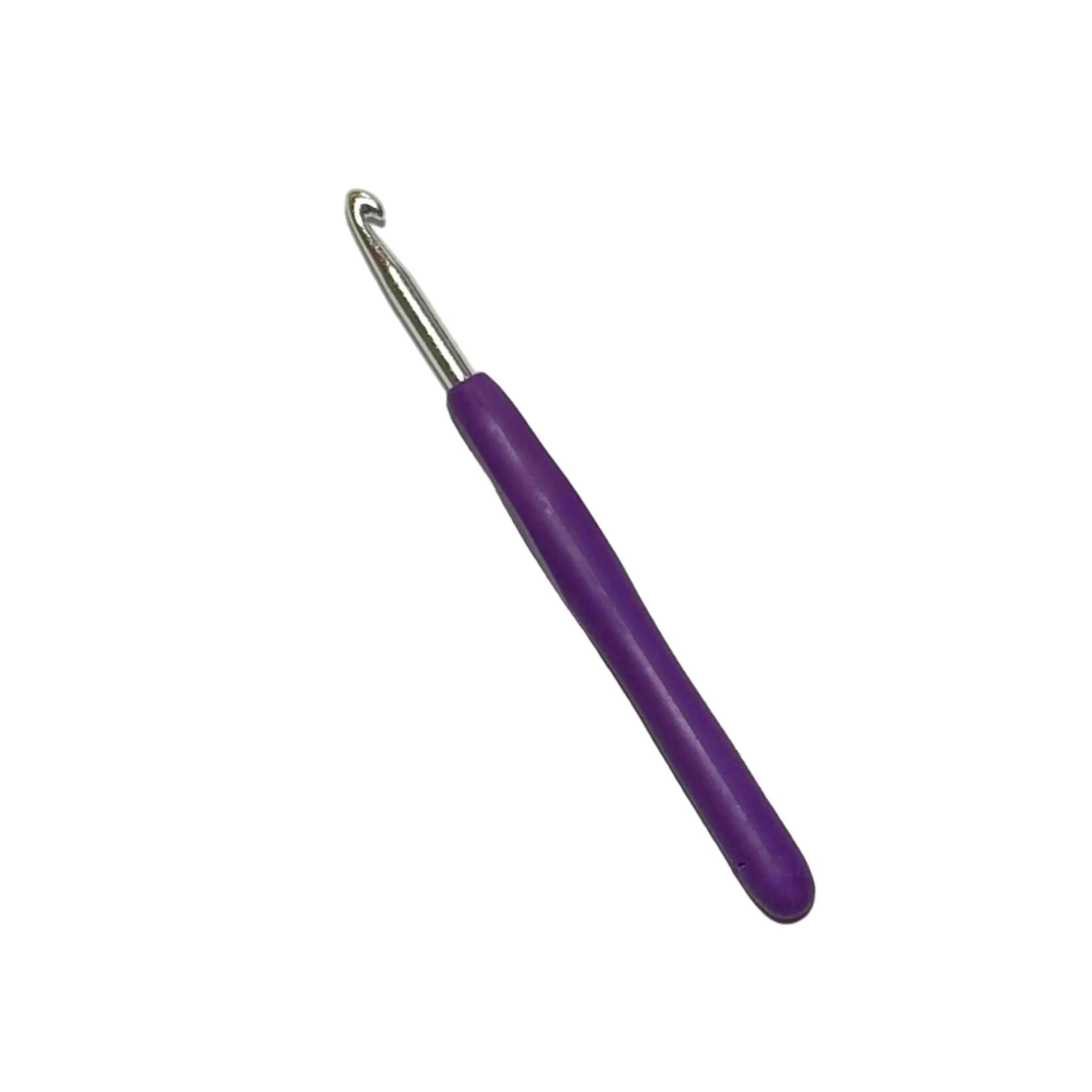 5mm Ergonomic Silicone Handle Aluminium Crochet Hook HeyBou