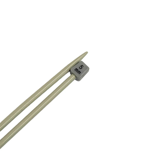 5mm Aluminium Knitting Needles, 35cm long