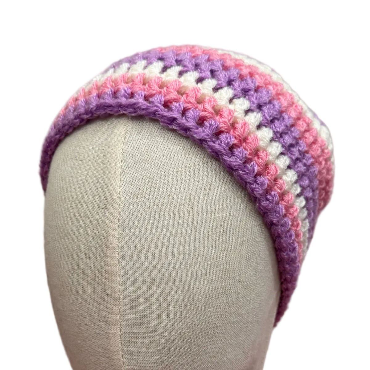 Cream Pink Purple Soft Adult 52-60cm H 21cm | Hey Bou