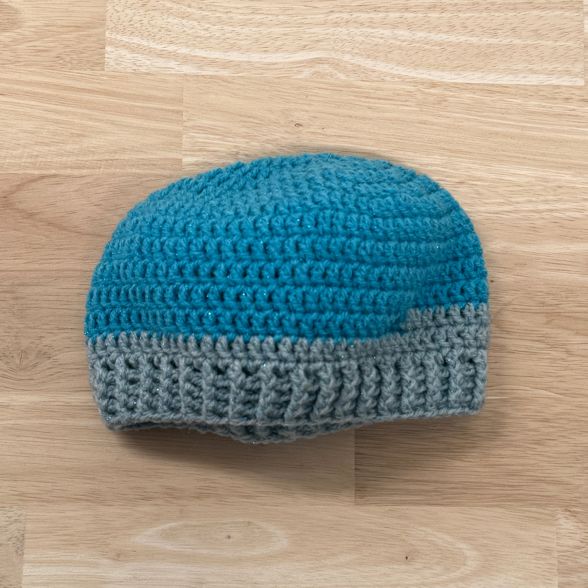 Baby Blue Sparkle Child to Teen Beanie | Hey Bou