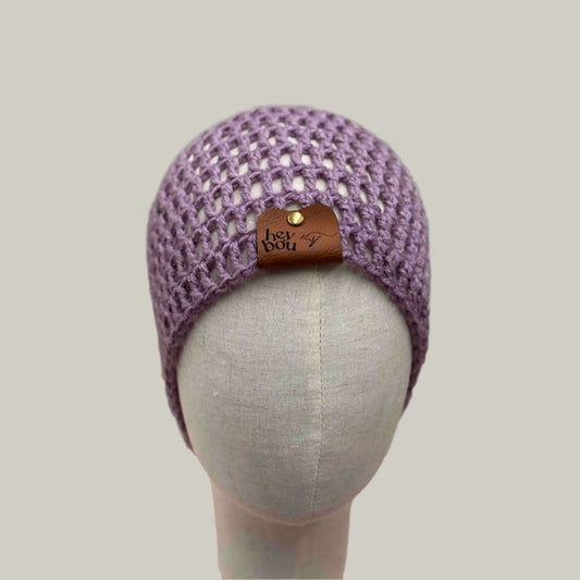 Maeve Treble Crochet Long Adult Beanie 51-70cm H 24cm HeyBou - Made by Lisa