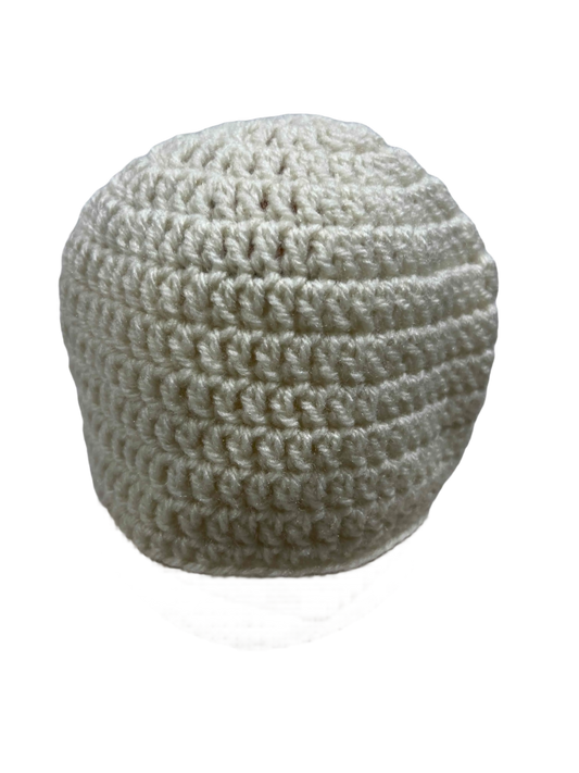 Cream Crocheted Toddler Beanie | Hey Bou