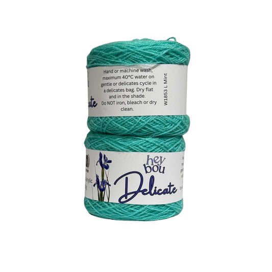 Delicate Yarn, 100% Acrylic, 90g Ball HeyBou