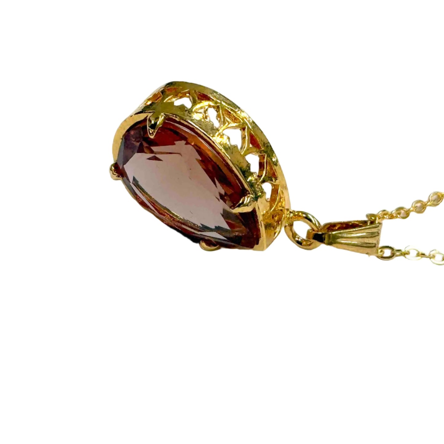 Natural Stone Zultanite Teardrop Necklace LAST ONE!!