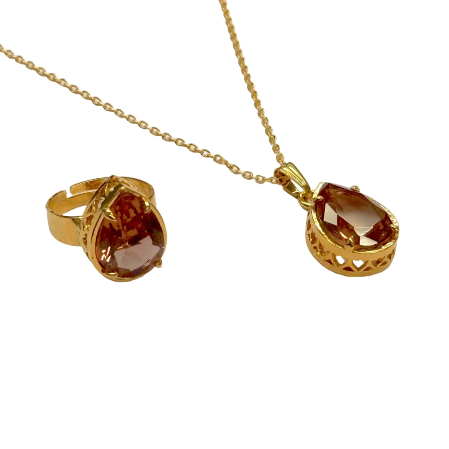 Natural Stone Zultanite Teardrop Necklace LAST ONE!!