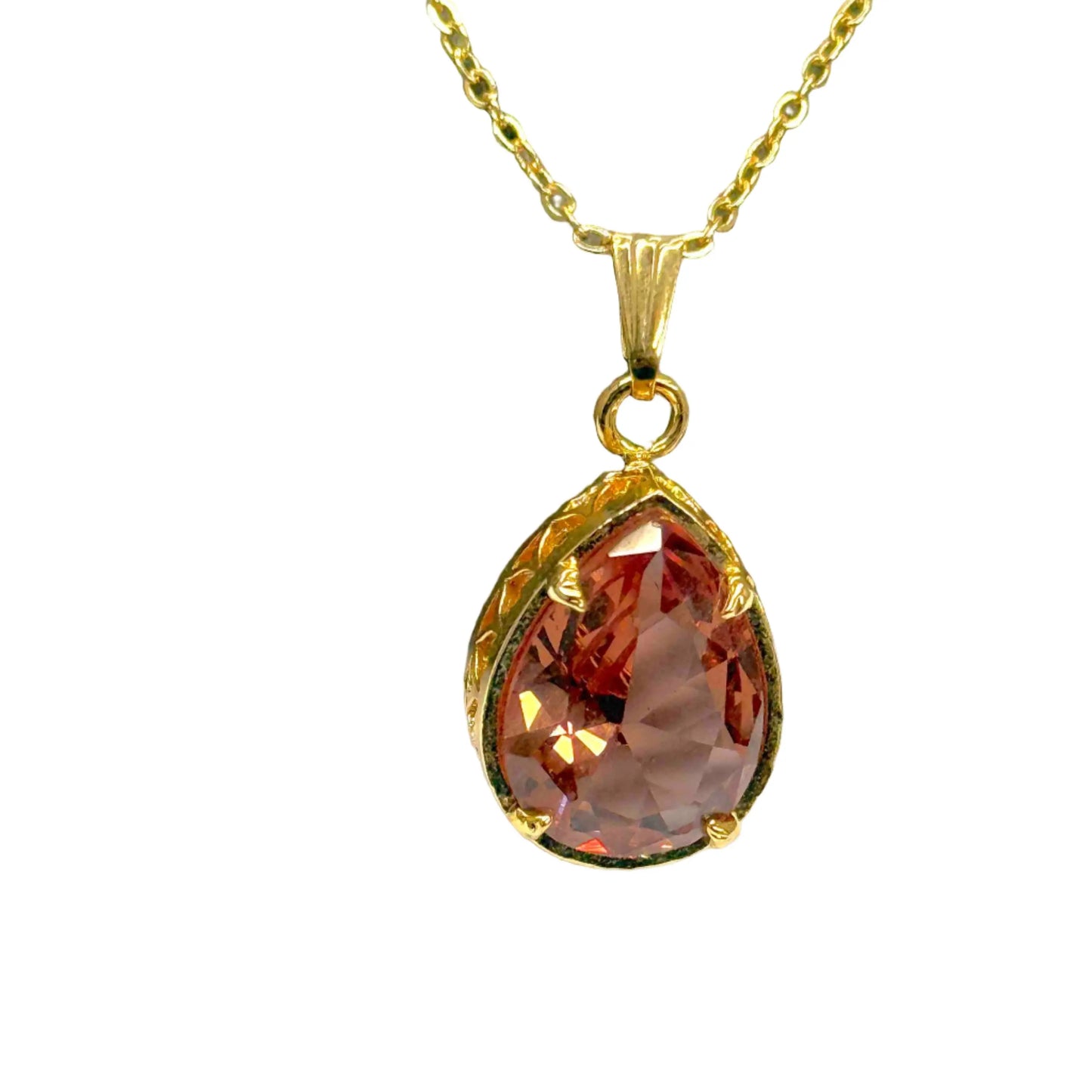 Natural Stone Zultanite Teardrop Necklace LAST ONE!!